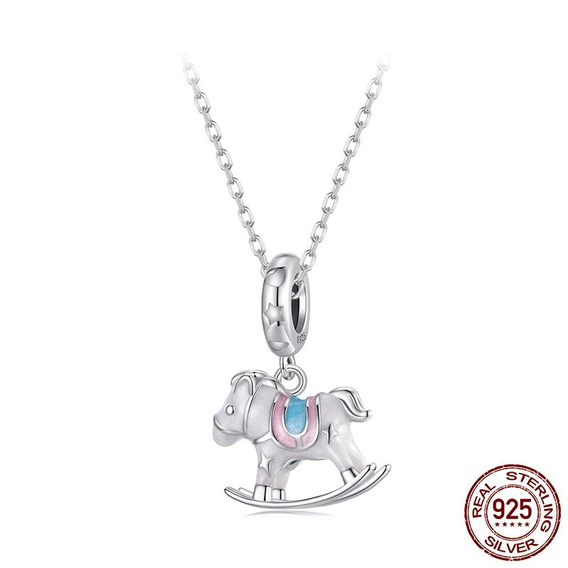 Exquisite Trojan Pendant S925 Silver Beaded