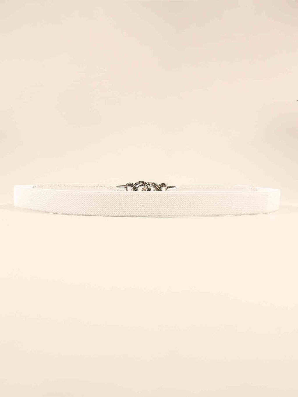 ElegantStyle Zinc Alloy Buckle Elastic PU Belt – Versatile and Stylish Accessory See size chart under “more details”