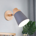 DecorBites™ Nordic Style Rotatable Wall Lamp for Baby Room with Coolie Shade and Metal Base
