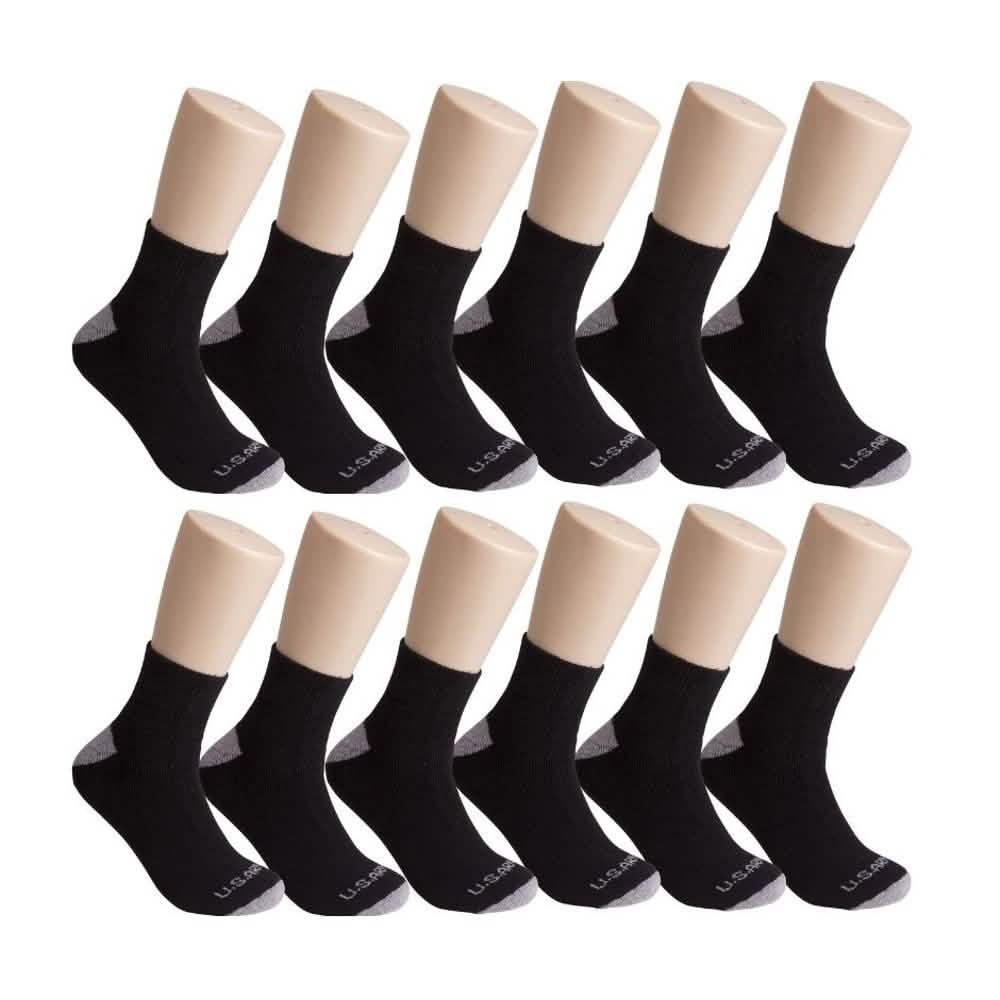 12-Pairs: U.S. ARMY Tri-Blend Socks