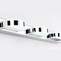 DecorBites™ Waterproof LED Vanity Mirror Light with Acrylic Lampshade - Chrome Sconce Lamp in Warm/White Light