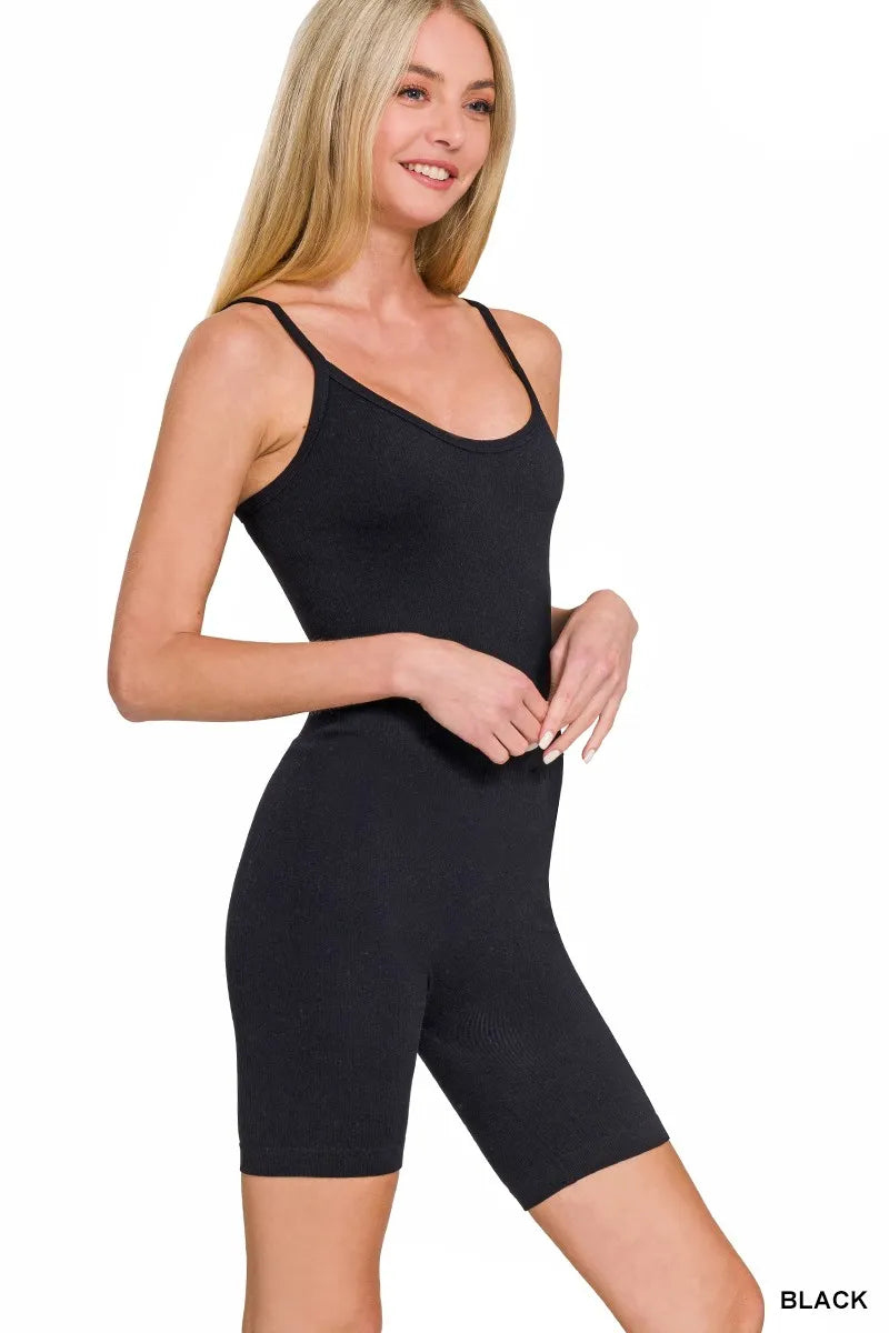 Ribbed Seamless Bodysuit