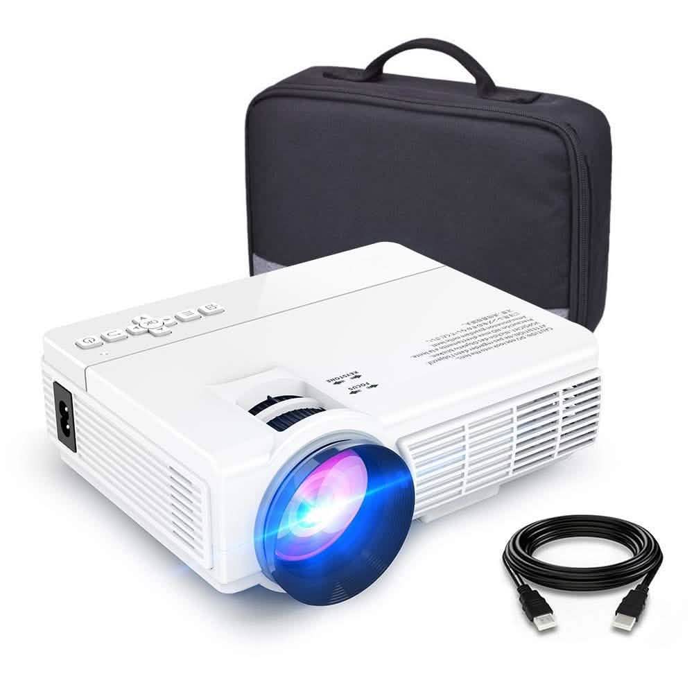 170'' Display, 1080P Supported Mini Projector - Assorted Colors