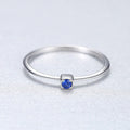 S925 sterling silver gemstone ring
