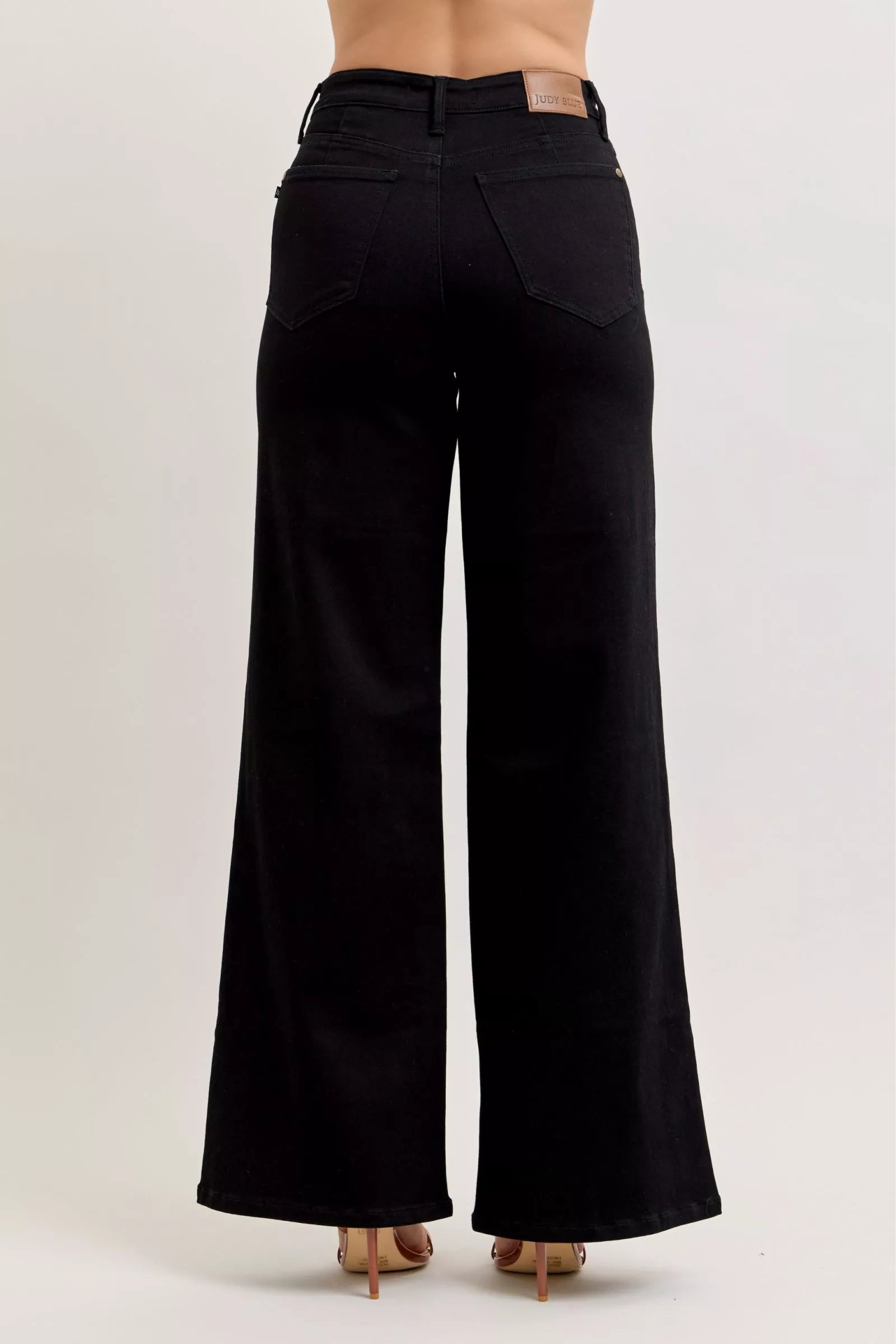 High-Waisted Wide Leg Jeans
