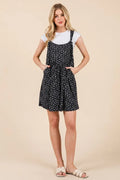 Floral Print Overalls with Pockets