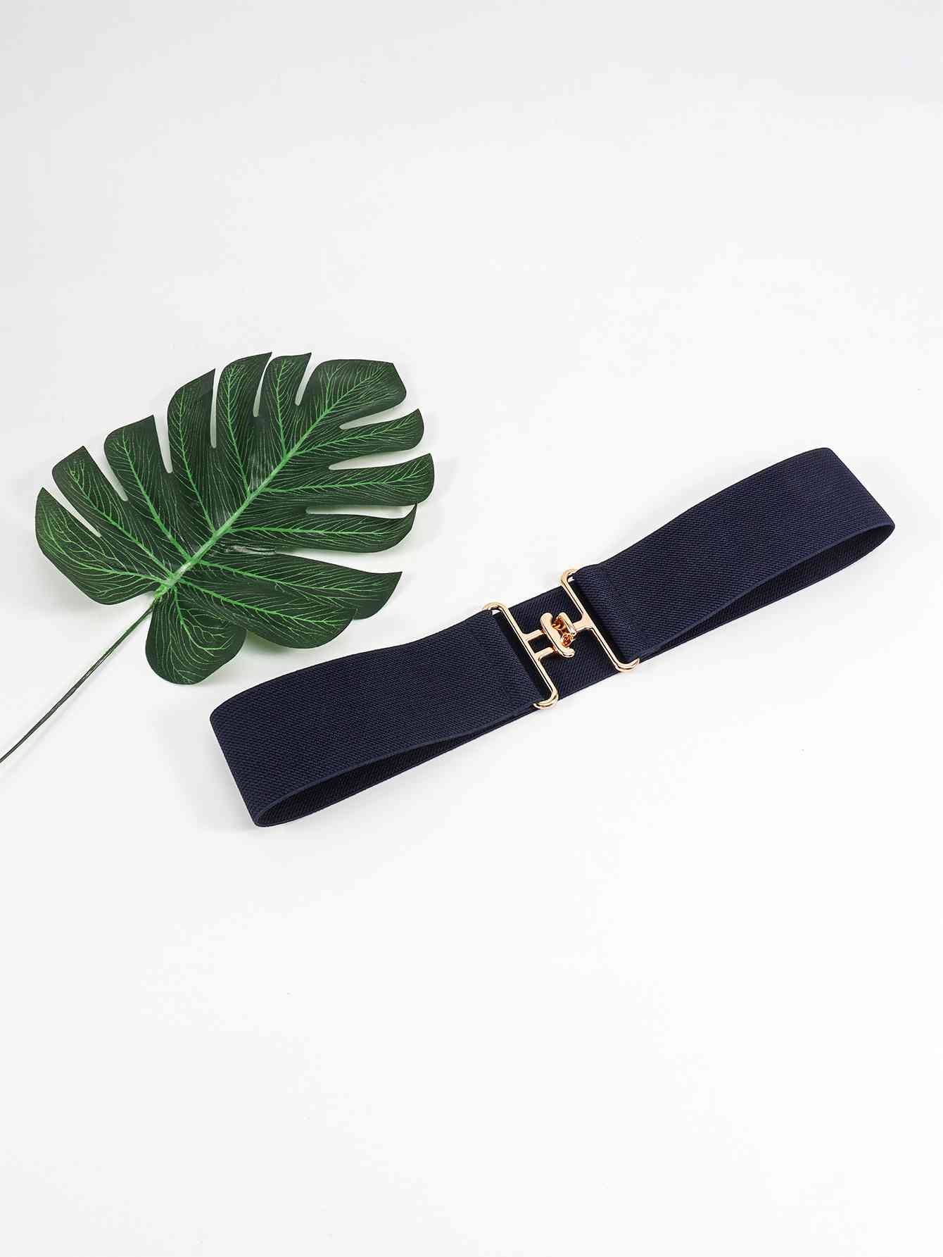 StylishFit Elastic Wide Belt – Adjustable Comfort and Chic Design See size chart under “more details”
