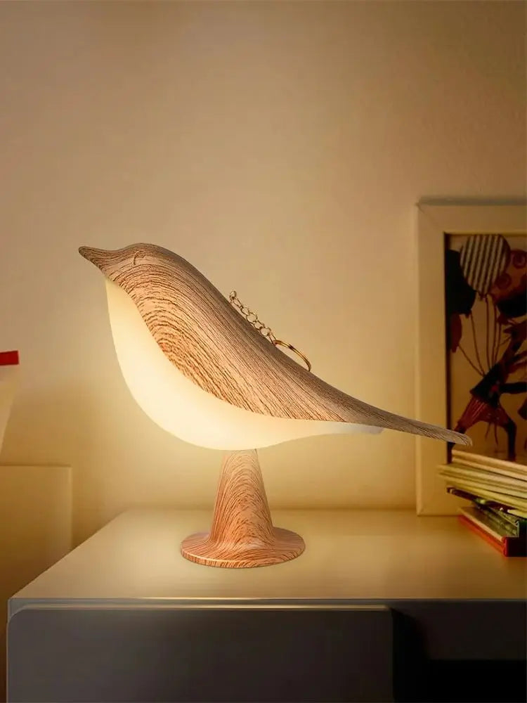 DecorBites™ 1pc LED Touch-Control Bird Lamp - Art Deco, 3-Levels Dimmable, USB-Cordless with Rechargeable Battery, Versatile for All Rooms