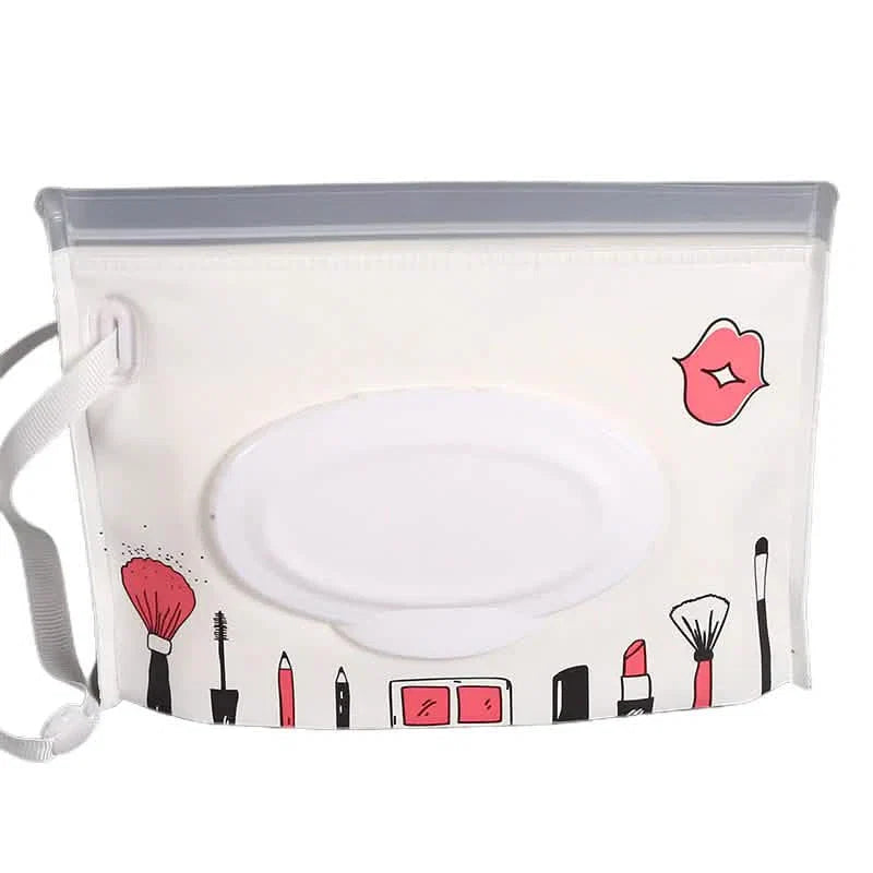 2-Pack: Reusable Wet Wipe Pouch
