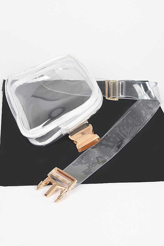 Convertible Transparent Clear Stadium Fanny Bag Stylish Accessory