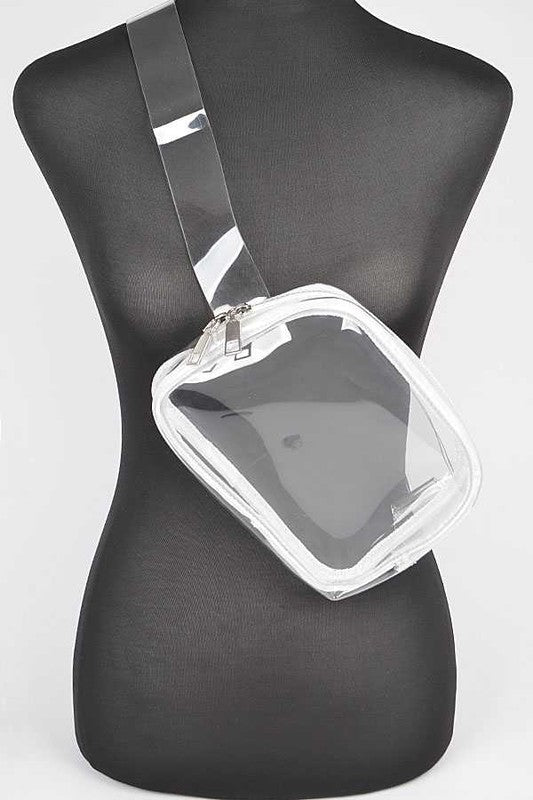Convertible Transparent Clear Stadium Fanny Bag Stylish Accessory