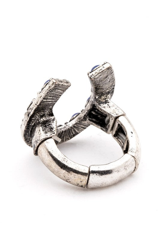 Stretch Western Horse Shoe Ring Stylish Fashion Jewelry