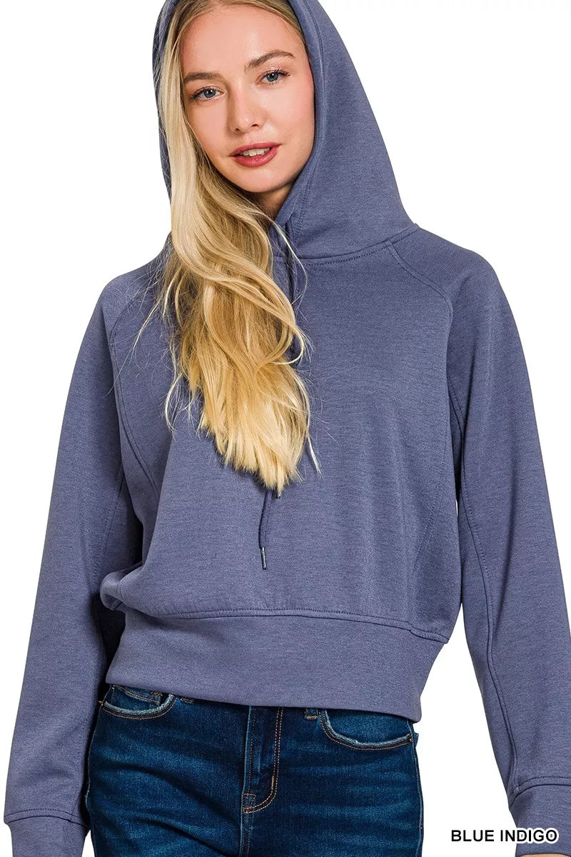 Drawstring Scuba Hoodie