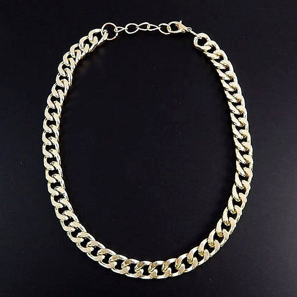 Basic Bold Cuban Iron Chain Necklace