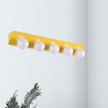 DecorBites™ Macaron Style 5-Light Metal Vanity Sconce in Pink/Yellow - Brighten Up Your Walls