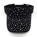 Brilliant Chip Crystal Sun Visor Cap