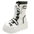 Punk Belt Buckle Thick Bottom Side Pull Short Boots