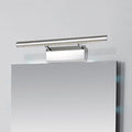 DecorBites™ Stainless Steel Vanity Lamp: Minimalist Nickel LED Wall Light with Pivot Joint