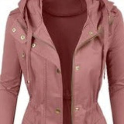 Women’s Biker Jacket – Classic Solid Color Lapel Motorcycle Jacket | Slim-Fit Long Sleeve Zipper Jacket | Polyester Vegan Leather Look (Black, Brown, Beige) – Sizes XS to XL