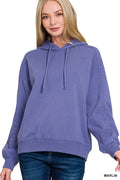 Drawstring Relaxed Fit Fleece Hoodie