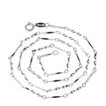 S925 Sterling Silver Ornament Necklace Geometric