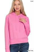 Drawstring Scuba Hoodie