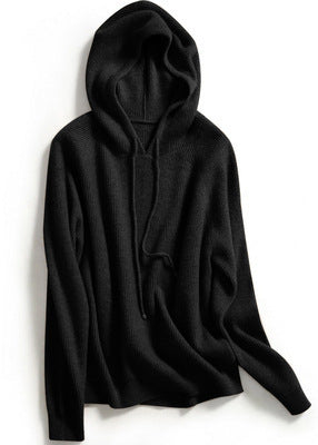 Autumn And Winter Thickening Knitted Hat Loose Sweater