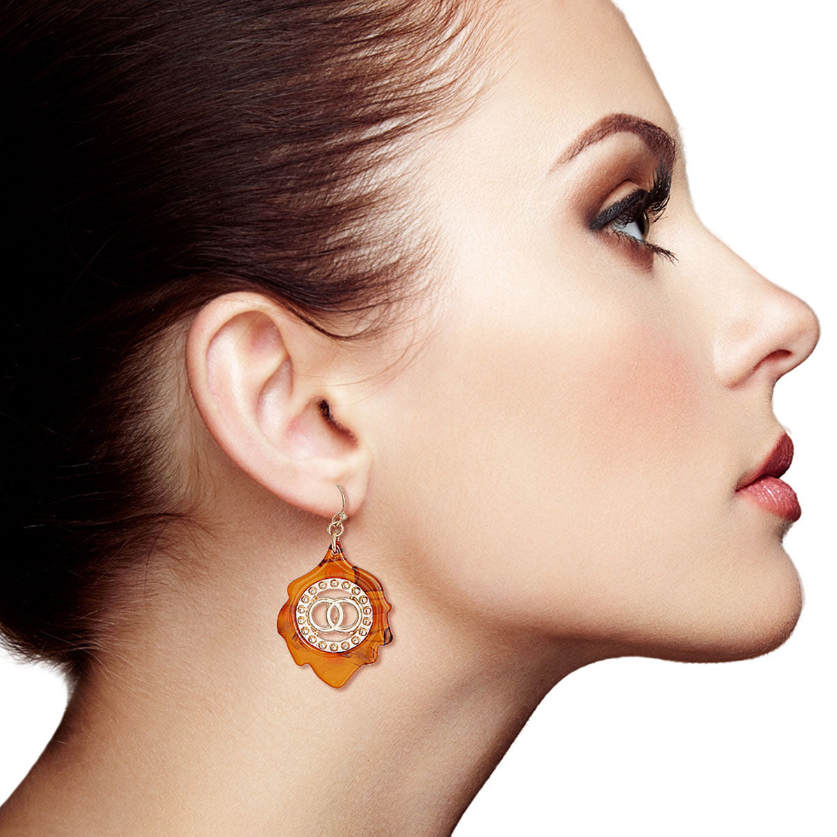 Tortoiseshell Statement Earrings – Trendy Fashion Jewelry Accessory
