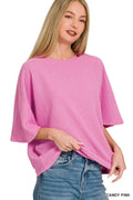 Double Knit Short Sleeve Top