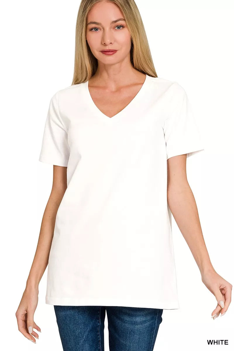 V-Neck Short Sleeve T-Shirt