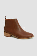 Fashion PU Leather Block Heel Boots