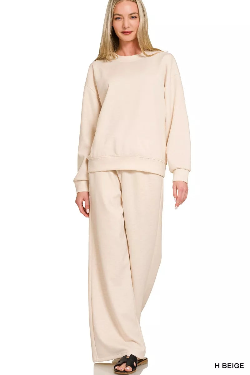 Scuba Crewneck Pullover and Pants Set