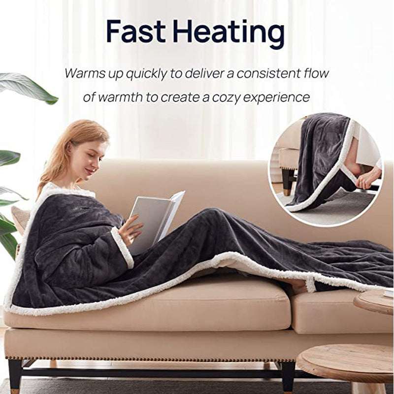 Wearable European And American Standard Electric Blanket Shawl