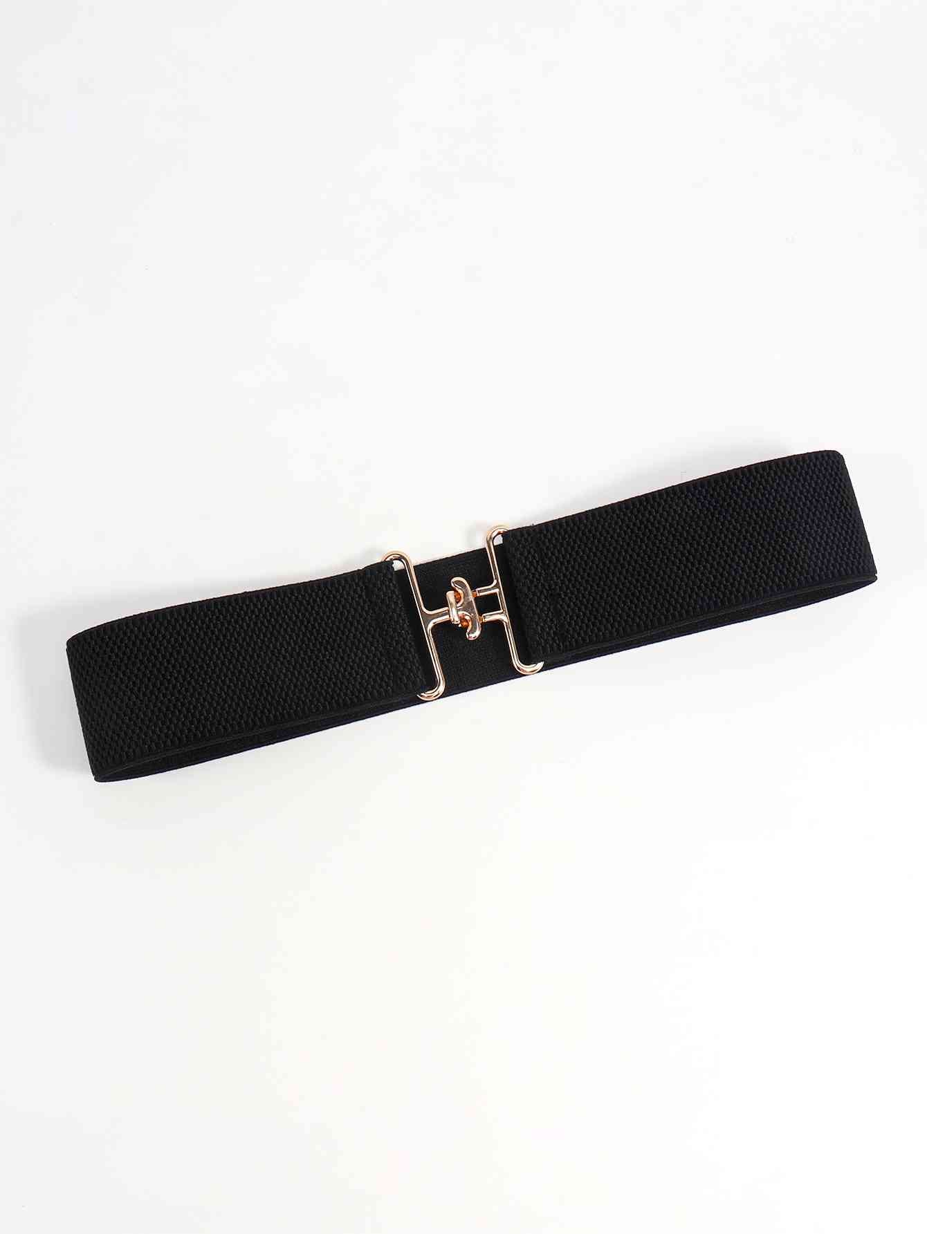 StylishFit Elastic Wide Belt – Adjustable Comfort and Chic Design See size chart under “more details”