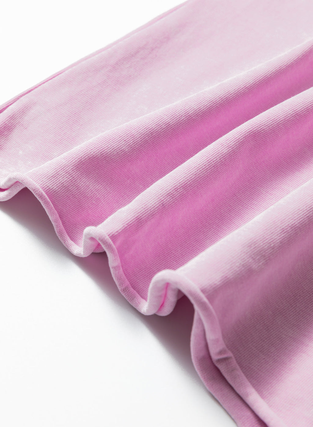 Lavendula Mineral Wash Drop Shoulder Raw Edge Loose Tee