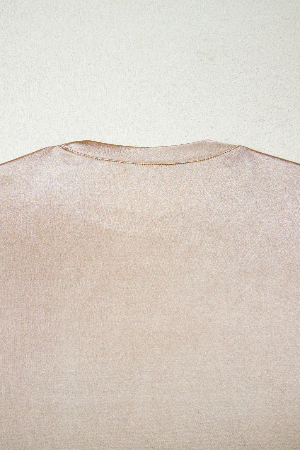 Gold Round Neck Metallic Tank Top