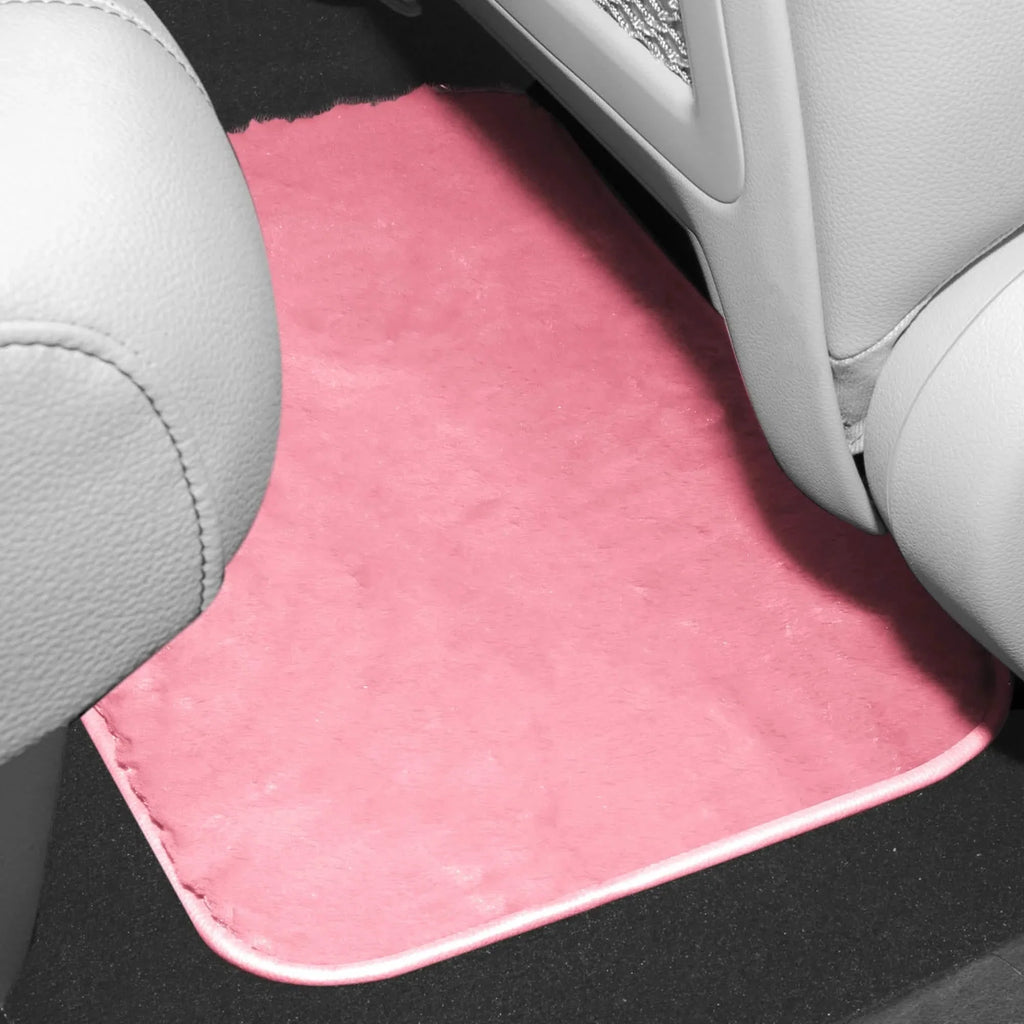 4-Piece: Doe16 Faux Rabbit Fur Non-Slip Floor Mat Set