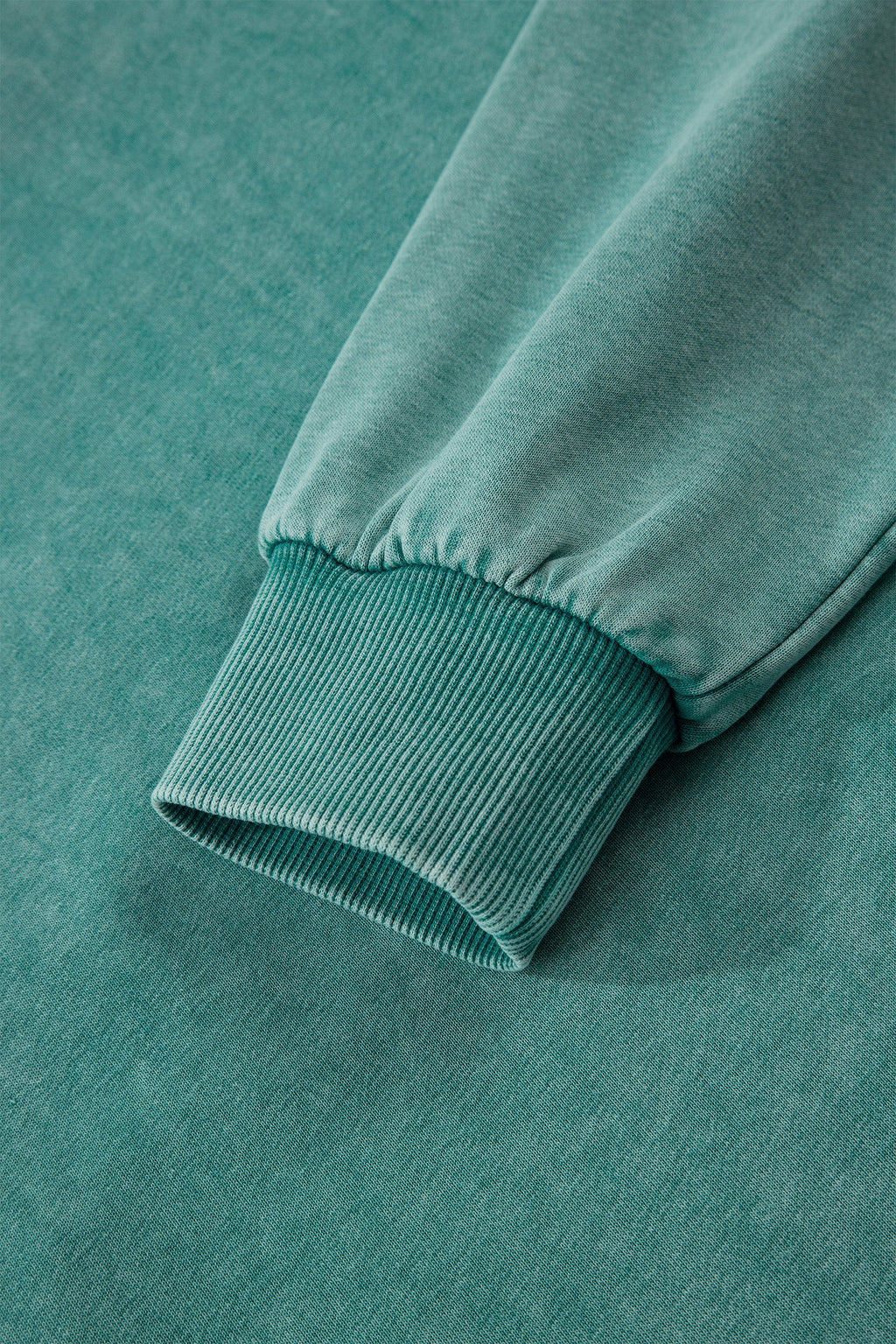 Canton Half Zip Kangaroo Pocket Mineral Wash Baggy Hoodie