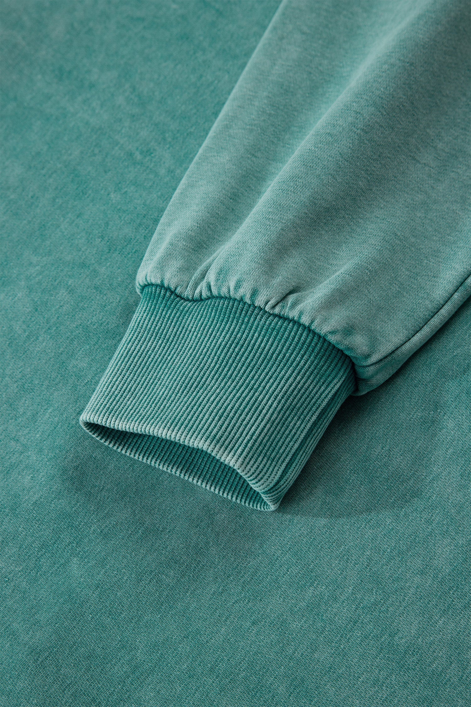 Canton Half Zip Kangaroo Pocket Mineral Wash Baggy Hoodie