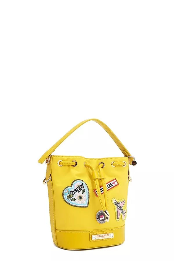 Color Patch Bucket Bag
