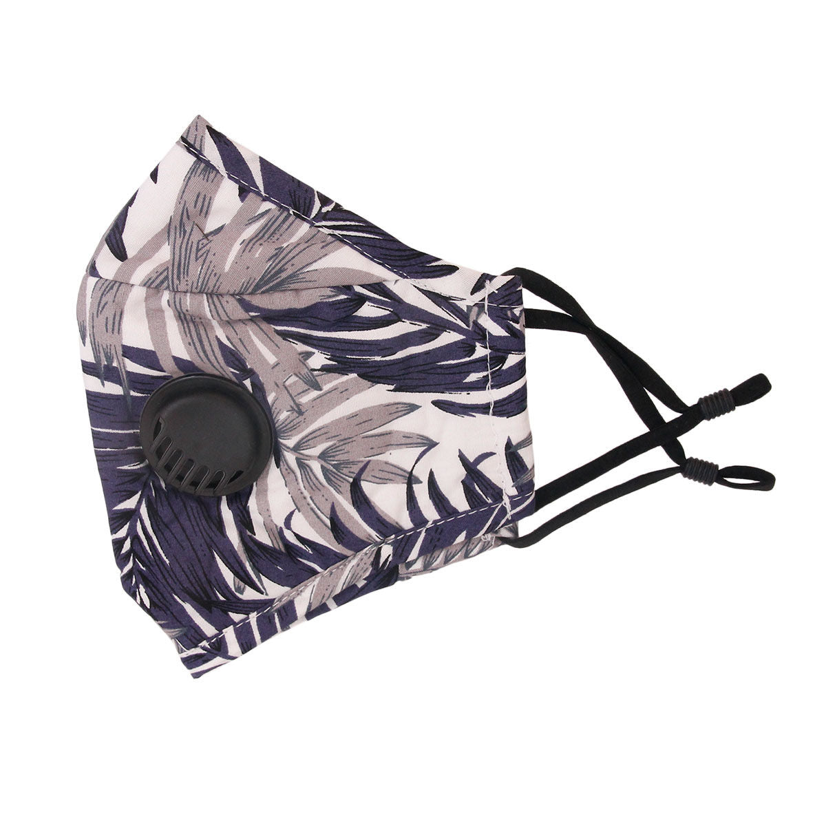 Fashion Face Mask Navy Tropical Stylish Accessory