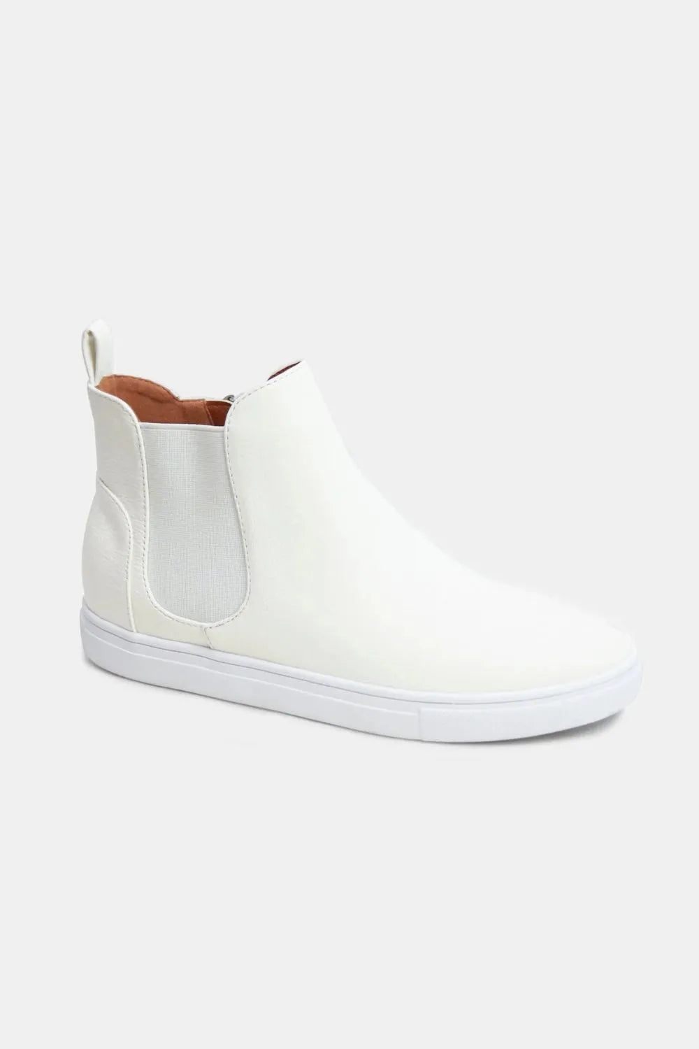 Fashion Faux Suede Elastic Side Panel Sneakers