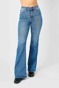 Full Size High-Waisted Classic Flare Jeans Plus Size
