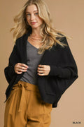 Open Front Cardigan with Front Pockets