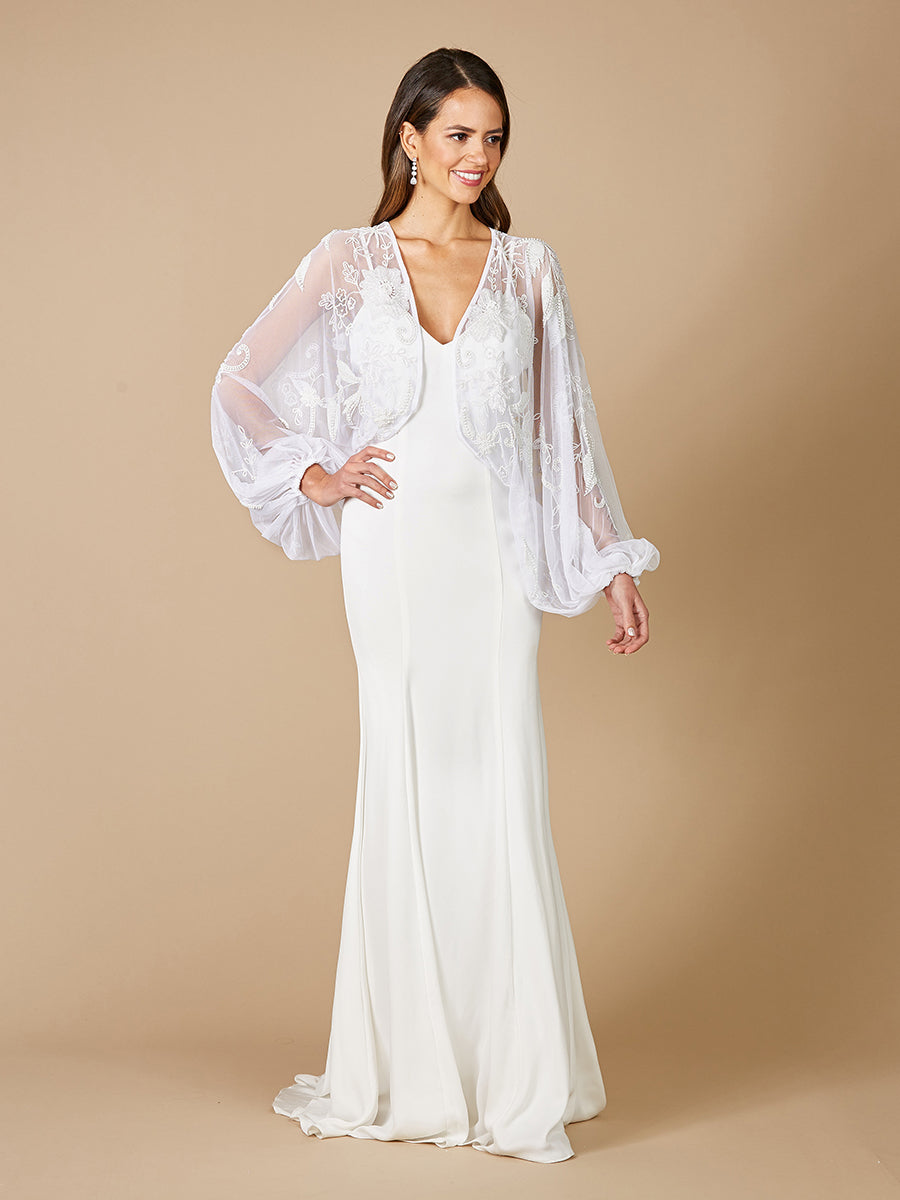 Gillian Beaded Bridal Jacket