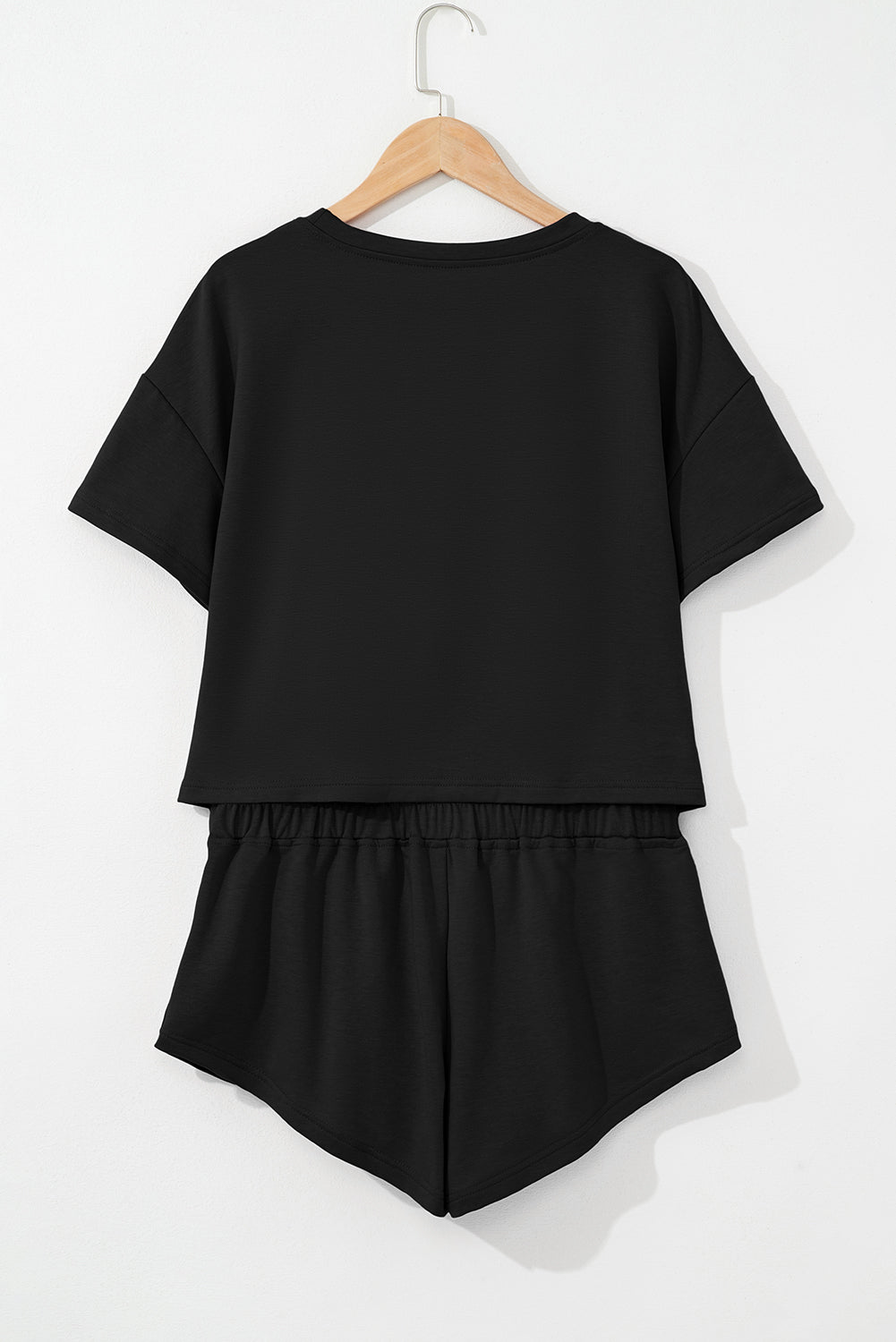 Blossom Cropped Tee and Ruffle High Waist Skort Set