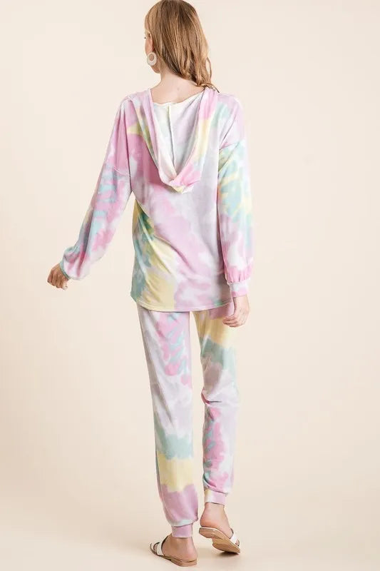 Tie Dye French Terry Casual Pants