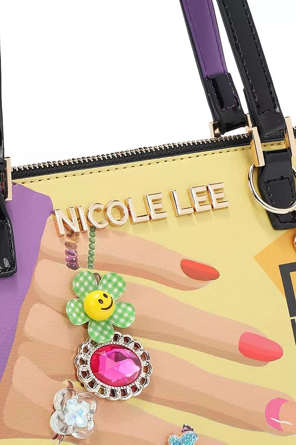 Nail Polish Dome Shoulder Bag