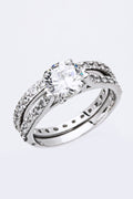 Crystal Statement Ring Classic Stylish Jewelry Accessory
