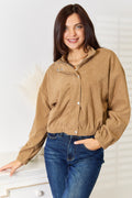 I am a Fashion Junky Long Sleeve Dropped Shoulder Jacket